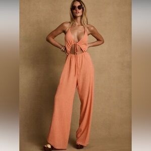 12th Tribe Orange Jumpsuit